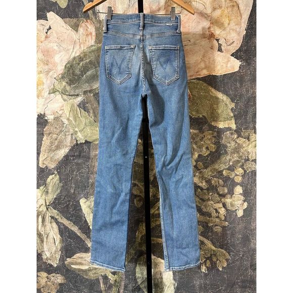 New Mother Denim High Waisted Rider Skimp In Tripping Twice Size 24 Womens Jeans - Picture 4 of 7